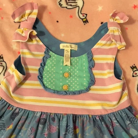 Matilda Jane Multicolor Ruffled Dress - Picture 5 of 5